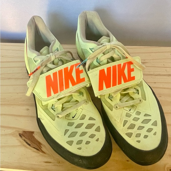 Nike Zoom SD 4 'Barely Volt Hyper Orange' 685135-700, Size Men’s 7 Track & Field - Picture 2 of 13